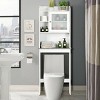 SKONYON Bathroom White Over-the-Toilet Storage - 2 of 3