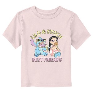 Toddler's Lilo & Stitch Ice Cream & Best Friends Portrait T-Shirt - 1 of 3