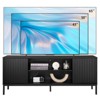 TV Stand, Mid Century Modern TV Stand for 55/60/65 inch TV, Entertainment Center with Cord Management for Media Furniture - 2 of 4