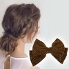 Unique Bargains Cute Rhinestones Bow Spring Hair Clips 1 Pc - 2 of 4