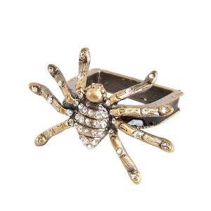 Saro Lifestyle Spider Napkin Ring, Bronze (Set of 4) - 1 of 4