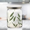 Courtside Market Botanical Whispers Candle Collection ~ Pumpkin Spice 26oz Soy Candle Apothecary Jar with Decorative Tin Lid - 2 of 3