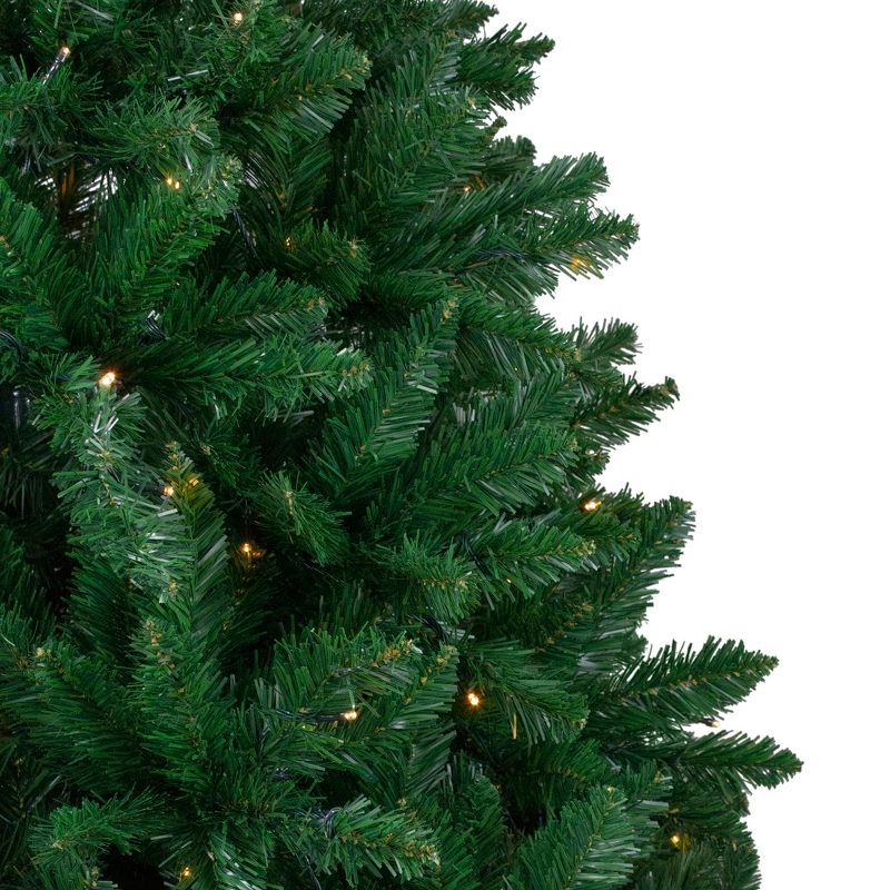 Northlight  7.5' Pre-Lit Twin Lakes Fir Artificial Christmas Tree - Clear Lights, 6 of 9