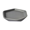 Evideco French Home Goods Geometric Stoneware Soap Dish, Diamond Design with Smooth Finish - Ideal for Kitchen & Bathroom Decor - 2 of 4