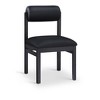 Meridian Furniture,Roundhill Vegan Leather Upholstered Dining Chair, Set of 2 - 2 of 4