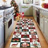 Christmas Washable 2x3 Rugs for Entryway,Bedroom Bedside Rug Xmas Style Prints Holiday Decor - 2 of 4