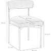 UNISOAR Modern Velvet Dining Chair with Silver Legs Upholstered Armless Side Chair Velvet Beige/Grey Blue/Green - 4 of 4