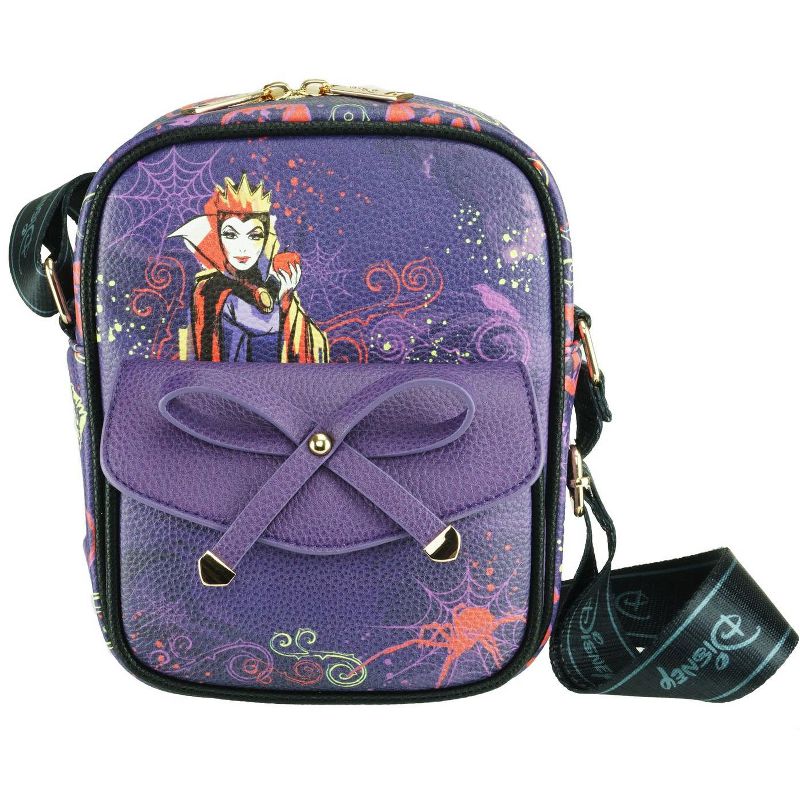 Disney Villains Evil Queen 8" Vegan Leather Crossbody Shoulder Bag, 1 of 3
