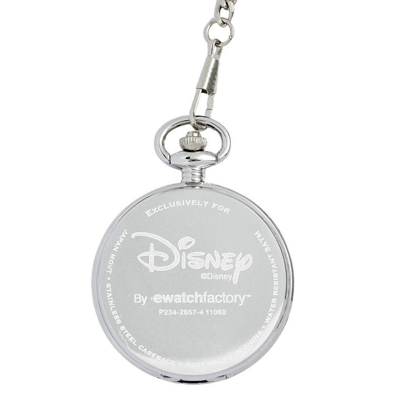 Men&#39;s Disney Mickey Mouse Pocket Watch - Silver, 4 of 6