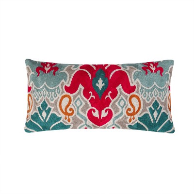 Vista Crewel Floral Decorative Pillow - Levtex Home