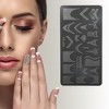 Unique Bargains Colorful Nail Art Stamp FG-220 Silver Tone 1 Pc - 4 of 4