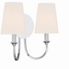 Crystorama Lighting Payton 2 - Light Sconce in  Polished Chrome - 2 of 4