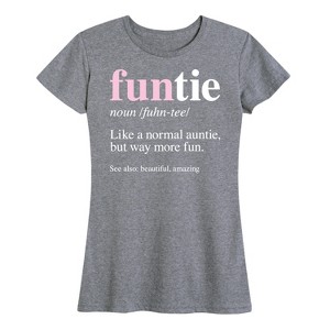 Women's - Instant Message - Funtie Short Sleeve Graphic T-Shirt - 1 of 4