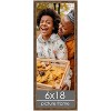 PosterPalooza | Panoramic Textured Gold Picture Frame - UV Acrylic, Foam Board Backing, Hanging Hardware - 2 of 4
