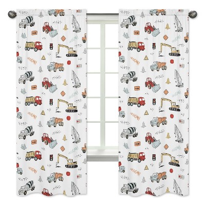 2pk Construction Truck Window Panel - Sweet Jojo Designs