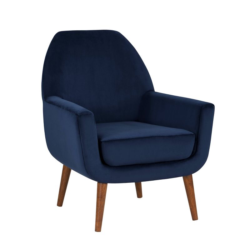 Comfort Pointe Accera Mid - Century Velvet Arm Chair, 1 of 11