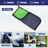 Unique Bargains Microfibre Car Drying Towel 600GSM Highly Absorbent Car Drying Cloth Window Cleaner 11.81"x11.81" Gray Green 4 Pcs - 2 of 4