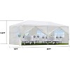 Party Tent Outdoor Canopy, Heavy Duty Waterproof Gazebo with Removable Sidewalls, Event & Wedding Shelter - 2 of 4