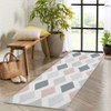 Area Rugs for Living Room Washable Floral Stain Resistant Rug Non-Slip for Bedroom Backing Rugs - 2 of 4