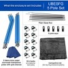Upper Bounce Trampoline Safety Enclosure Set including Net, Curved Poles, Pole Caps, Pole Foam Sleeves - Fits Round Trampoline Frames - 2 of 4