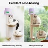 Mewoofun Pet Tower 2 In 1 Wall Mounted Cat Tree Cat Scratcher, Cat Window Perch Hammock with Climbing Steps, Multicolored, 14.5"*13.5"*35.6" - 4 of 4