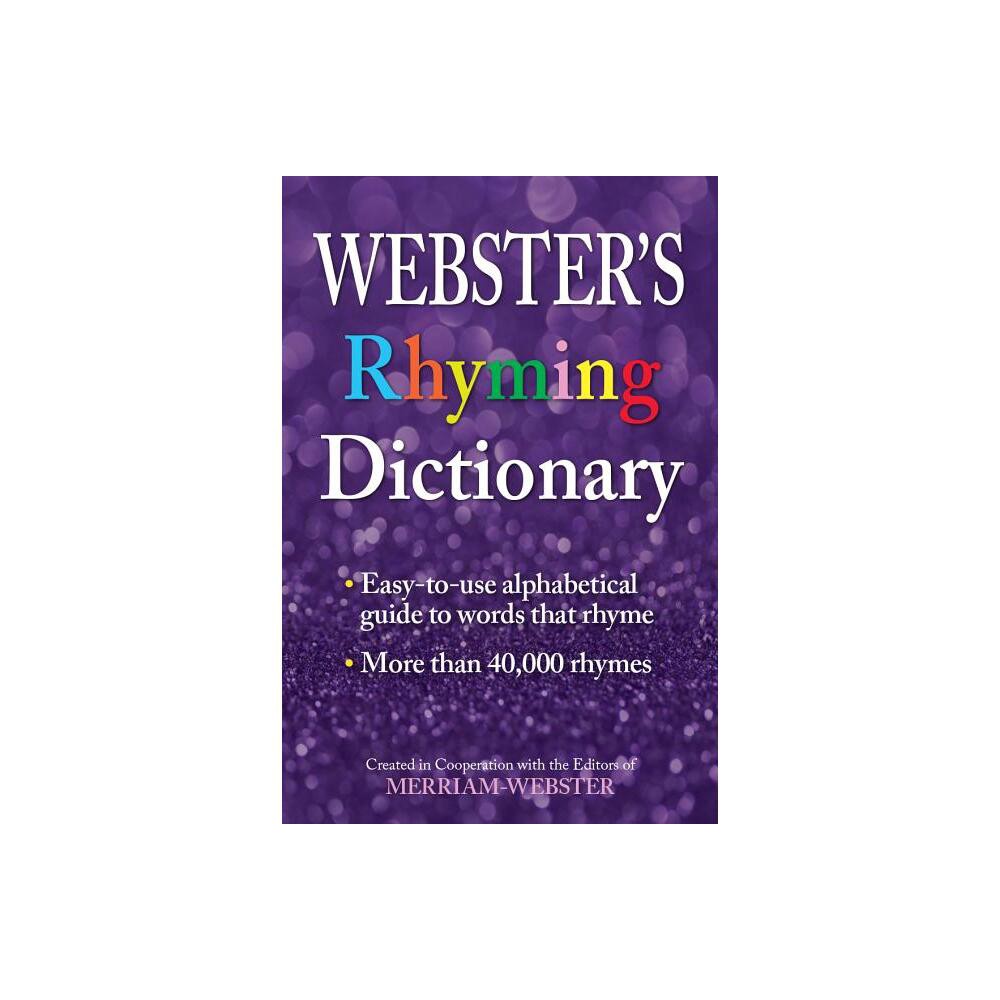 Websters Rhyming Dictionary - by Merriam-Webster (Paperback)