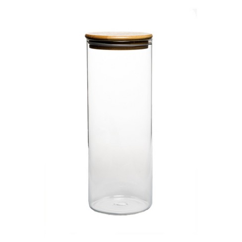 Amici Home Airtight Storage Jar Arlington, Patterned Glass