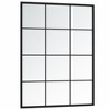 vidaXL Wall Mirror Black 31.5 in.x23.6 in. Metal - 4 of 4