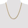 Black Bow Jewelry 5.25mm 14k Yellow Gold Solid Concave Anchor Chain Necklace - 2 of 4