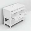 36" Bathroom Vanity with Ceramic Sink, Tip-Out Tray, Full-Extension Drawers, and Open Shelf,Freestanding Cabinet - 4 of 4