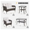 EAGLE PEAK Wicker Outdoor Patio Furniture Set - 3 of 4
