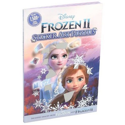 Disney Frozen 2 Sticker Art Puzzles - by Gina Gold (Paperback)