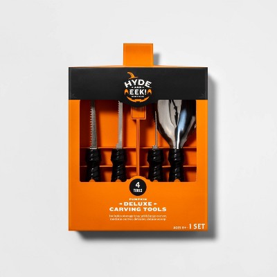 4pc Deluxe Halloween Pumpkin Carving Tool Kit - Hyde & EEK! Boutique™