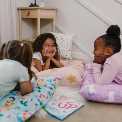 Pink Horses Cotton Polyester Kids Pillow Lounger