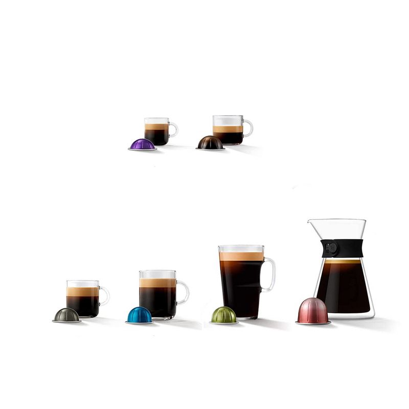 Nespresso Vertuo Next Coffee Maker and Espresso Machine Bundle by DeLonghi - Gray, 3 of 12