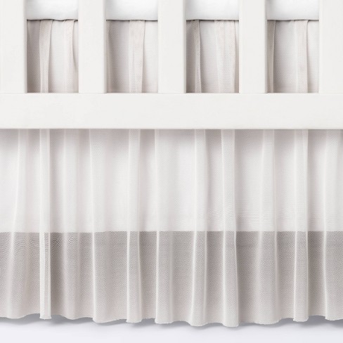 Cloud island store crib skirt