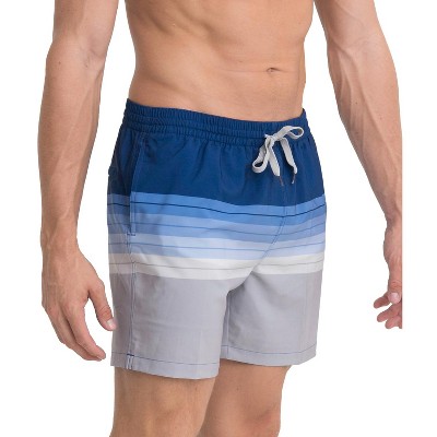 Мужские брюки Boards Men's 5.5" Compression Liner Eclipse Twilight Stripe Bathing Suit | Large — фото 3