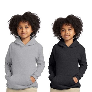 EG PRO Youth Girl Hoodies Pullover Hooded Sweatshirts - 2 Pack - 1 of 4