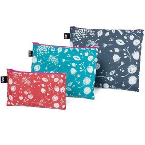 LOQI SEED Coral, Teal, Ash Zip Pockets : Target