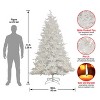 National Tree Company HGTV Pre-Lit Coral Christmas by the Sea Artificial Tree Warm White Lights - 4 of 4