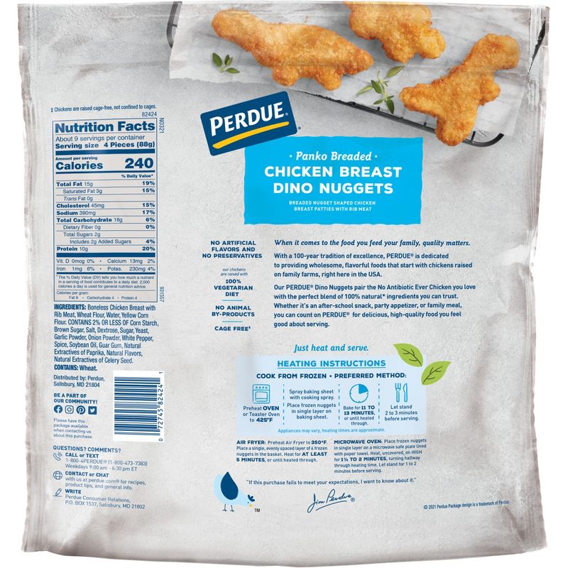 Perdue Panko Breaded Chicken Breast Dino Nuggets - Frozen - 27oz, 3 of 4