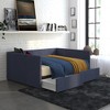 DHP Full Linen Daybed with Storage - 3 of 4