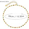 Gold Beaded Choker Necklace 18K Plated Dainty Chain for Women - 2 of 4