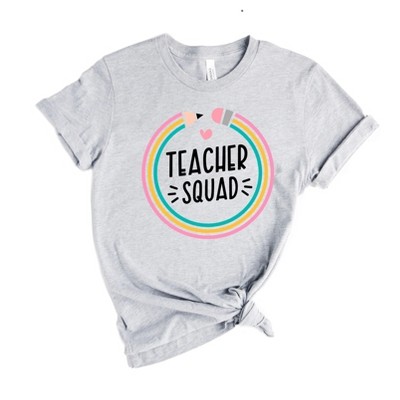Simply Sage Market Women's Teacher Squad Pencil Short Sleeve Graphic Tee