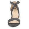 Allegra K Women's Open Toe Crisscross Buckle Ankle Strap Block Heel Sandals - 2 of 4