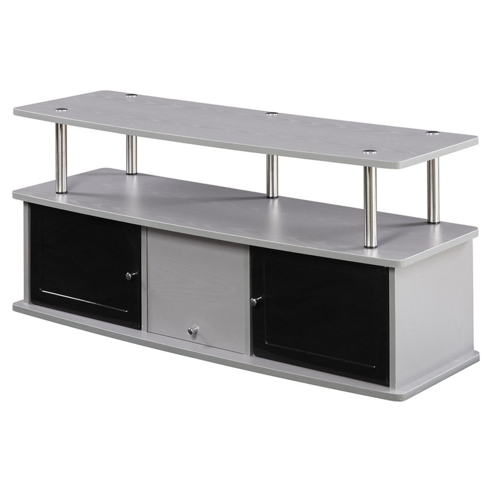 Photos - Mount/Stand Designs2Go TV Stand for TVs up to 50" with 3 Storage Cabinets and Shelf Gr