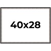 PosterPalooza | Simple Silver Picture Frame - UV Acrylic, Backing Board, Hanging Hardware Included - 2 of 4