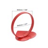 Unique Bargains Dining Table Decoration Alloy Decorative Wear Resistance Heart Shape Napkin Rings - 2 of 4