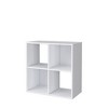 Homez 23.46 in. Tall Wood 3-Shelf Etagere Bookcase - 2 of 4