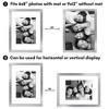 Americanflat 5 Pack of Picture Frames with Mat - Plexiglass Cover - 4 of 4